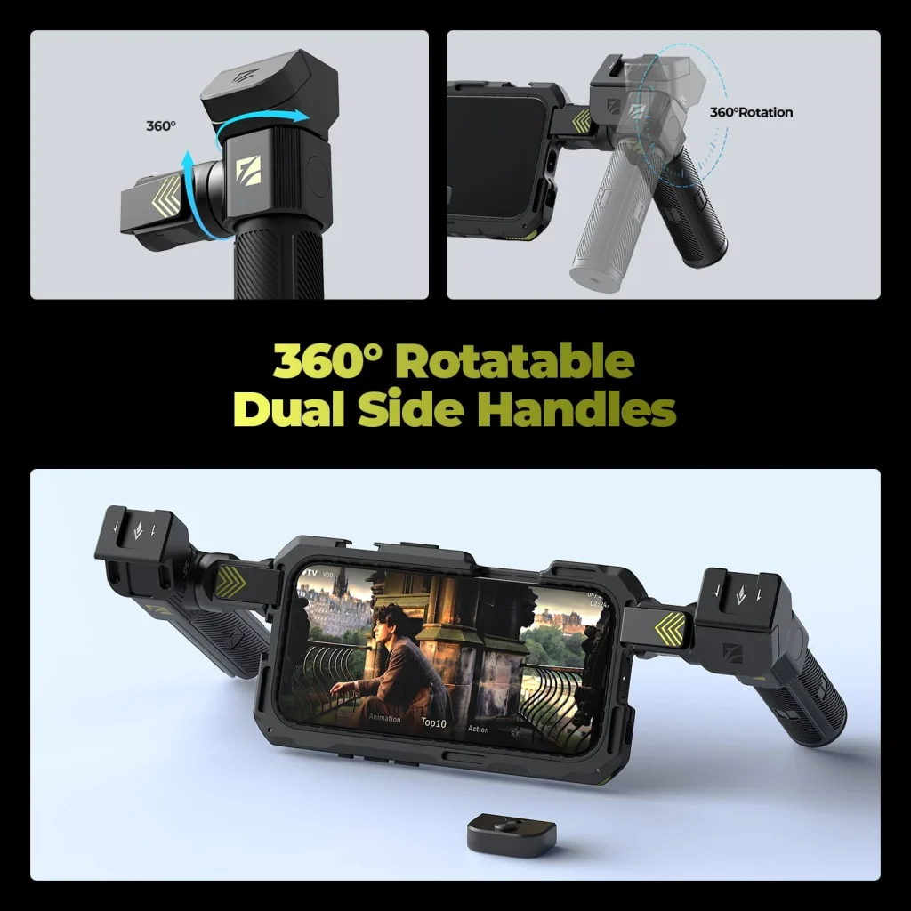 iphone genius rig cine kit iphone 17 pro blue freewell gear 8665954