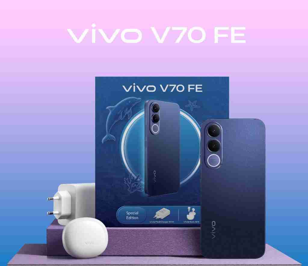 vivo v70 fe ocean blue bundle kit (low)