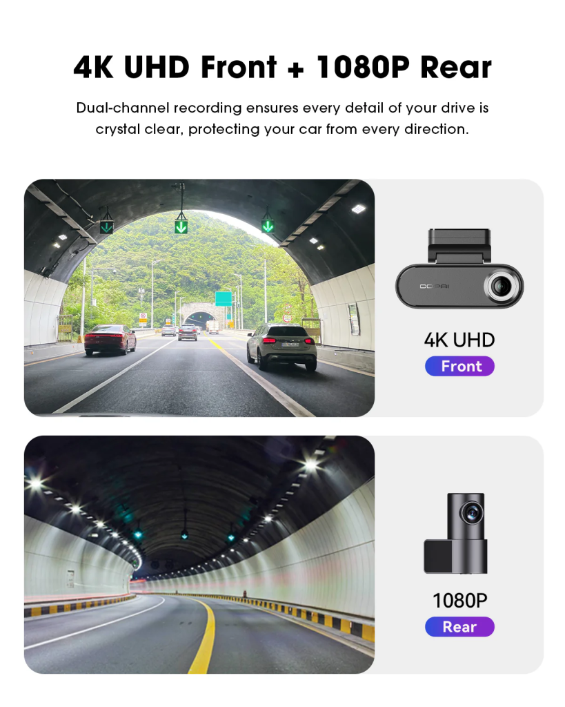 DDPAI N5 Dual 2026 4K Dash Cam image