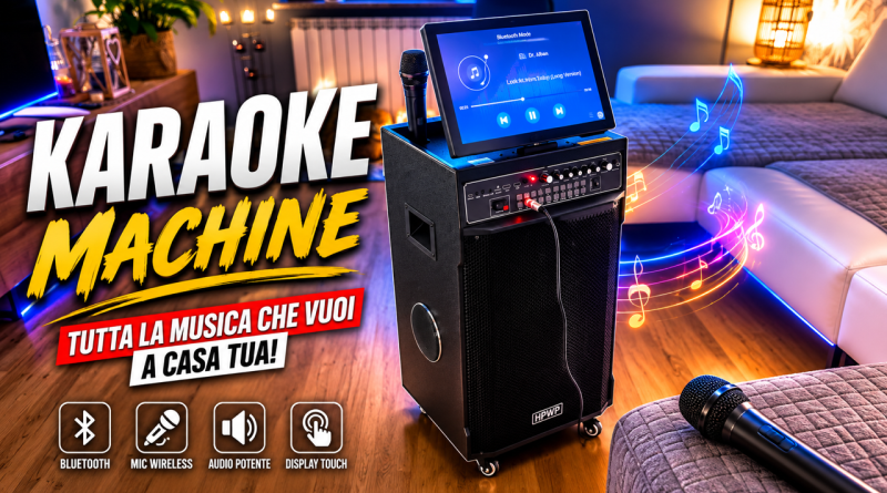 Cassa Karaoke Portatile con Schermo Touch 14.1" 5753a9f0 88f1 486a b52f 8d2c1010a400